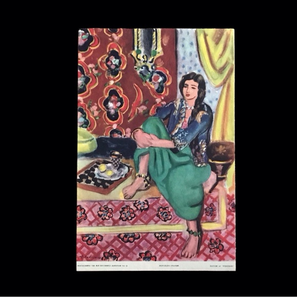 1937 Circa- Vintage “Odalisque” Portrait by Matisse - Picture 6 of 10